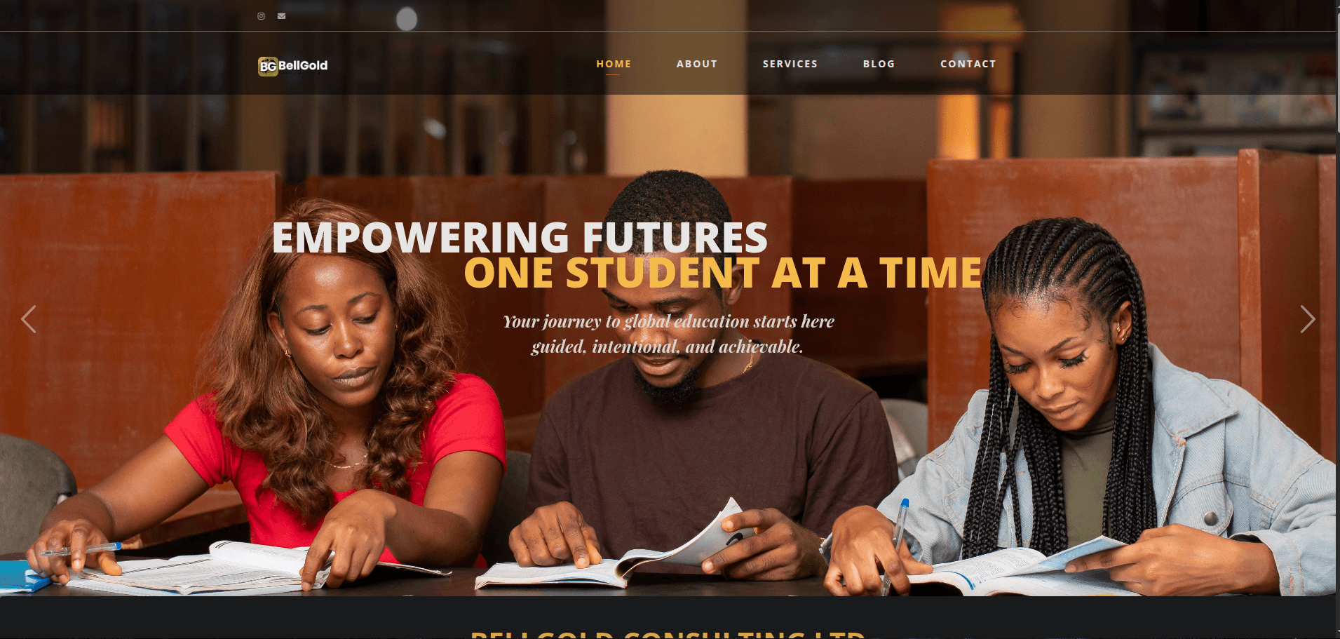 Bellgold consulting Website - Image 1